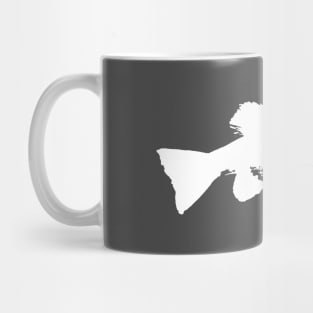 Bass white print Mug